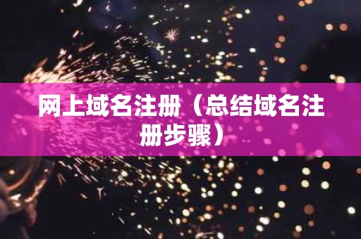 网上域名注册（总结域名注册步骤）