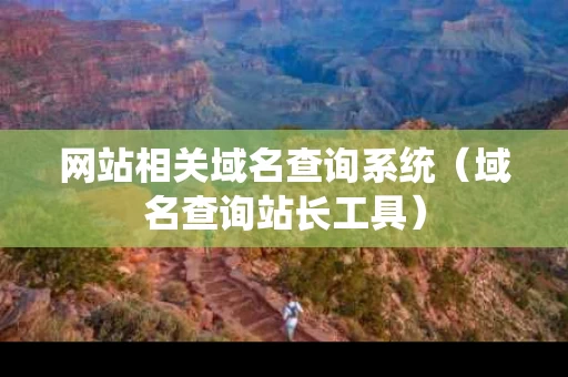 网站相关域名查询系统（域名查询站长工具）