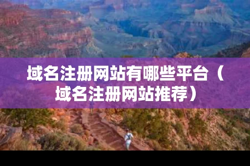 域名注册网站有哪些平台（域名注册网站推荐）