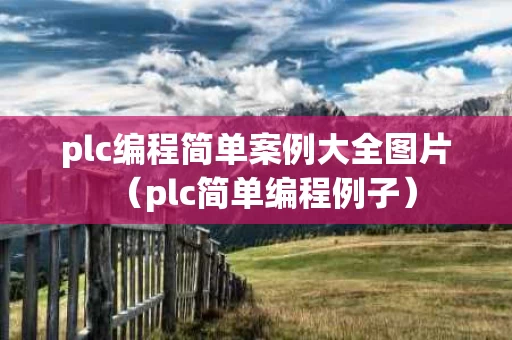 plc编程简单案例大全图片（plc简单编程例子）