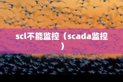 scl不能监控（scada监控）