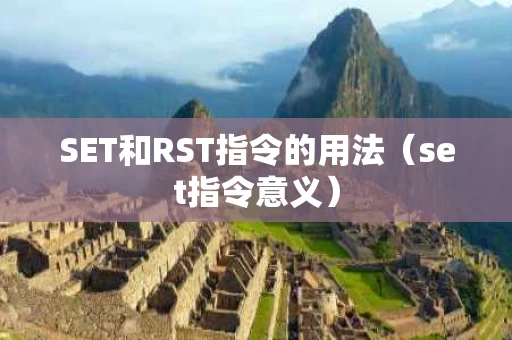 SET和RST指令的用法（set指令意义）