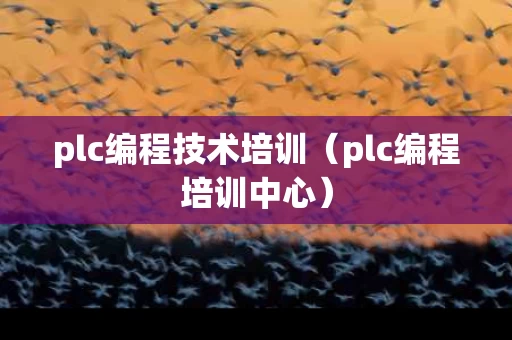 plc编程技术培训（plc编程培训中心）