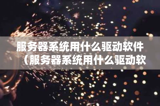 服务器系统用什么驱动软件（服务器系统用什么驱动软件好）