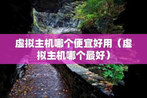 虚拟主机哪个便宜好用（虚拟主机哪个最好）