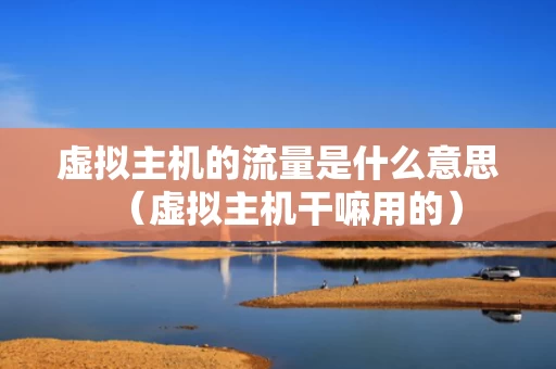虚拟主机的流量是什么意思（虚拟主机干嘛用的）