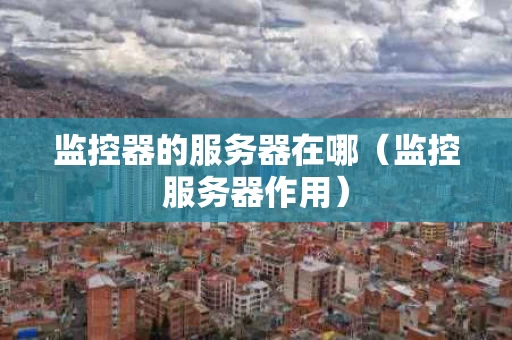 监控器的服务器在哪（监控服务器作用）