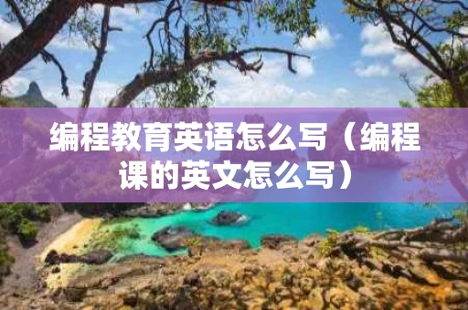 编程教育英语怎么写（编程课的英文怎么写）