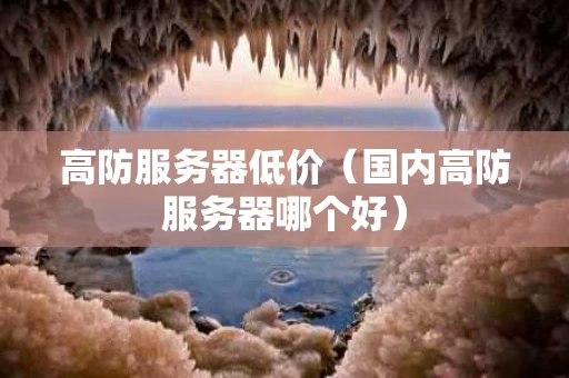 高防服务器低价（国内高防服务器哪个好）