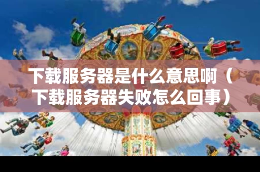 下载服务器是什么意思啊（下载服务器失败怎么回事）