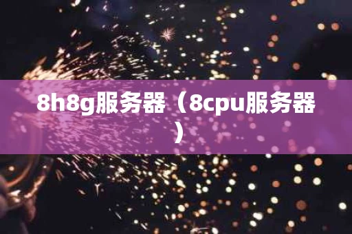 8h8g服务器（8cpu服务器）