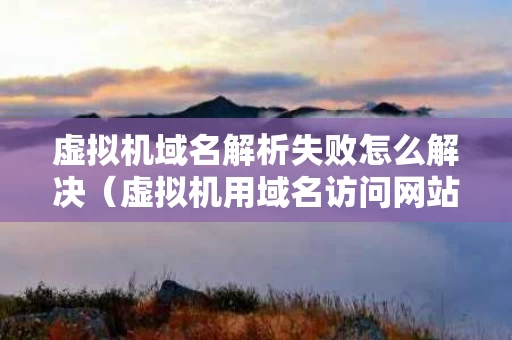 虚拟机域名解析失败怎么解决（虚拟机用域名访问网站）
