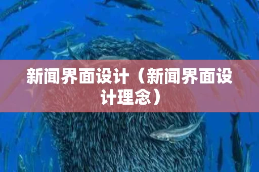 新闻界面设计（新闻界面设计理念）