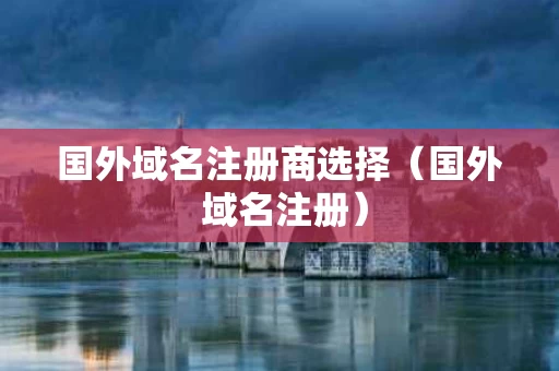 国外域名注册商选择（国外 域名注册）