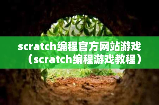 scratch编程官方网站游戏（scratch编程游戏教程）