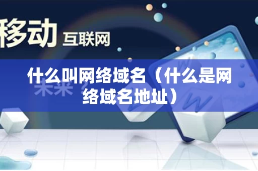 什么叫网络域名（什么是网络域名地址）
