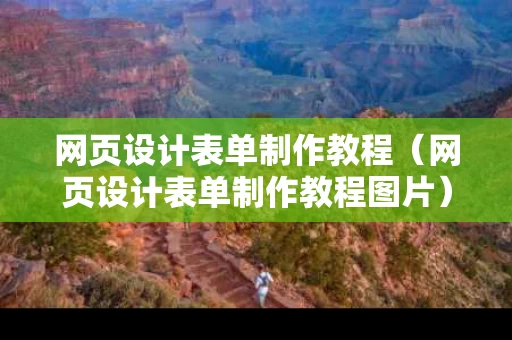 网页设计表单制作教程（网页设计表单制作教程图片）