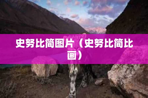 史努比简图片（史努比简比画）