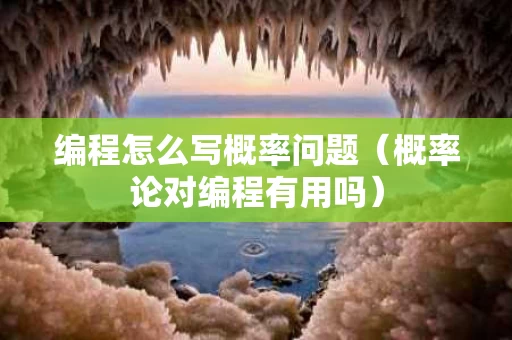 编程怎么写概率问题（概率论对编程有用吗）
