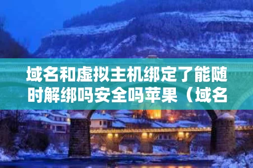 域名和虚拟主机绑定了能随时解绑吗安全吗苹果（域名与主机绑定）