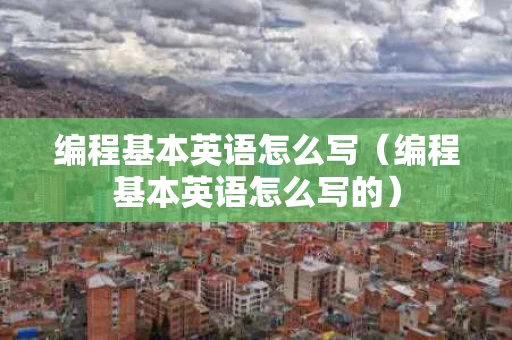 编程基本英语怎么写（编程基本英语怎么写的）