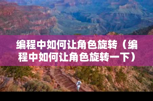 编程中如何让角色旋转（编程中如何让角色旋转一下）