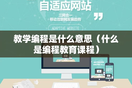 教学编程是什么意思（什么是编程教育课程）