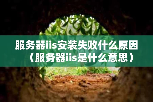 服务器iis安装失败什么原因（服务器iis是什么意思）