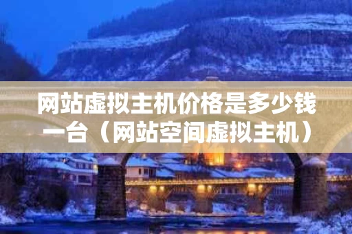 网站虚拟主机价格是多少钱一台（网站空间虚拟主机）
