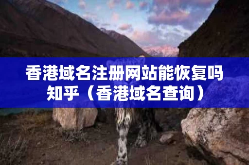 香港域名注册网站能恢复吗知乎（香港域名查询）