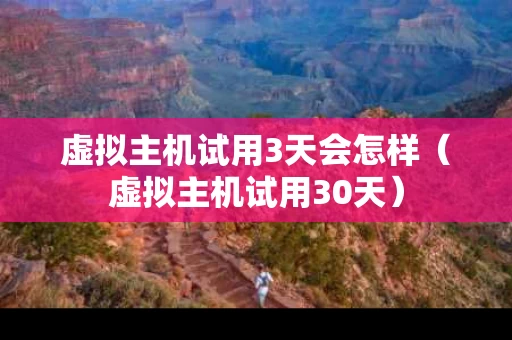 虚拟主机试用3天会怎样（虚拟主机试用30天）