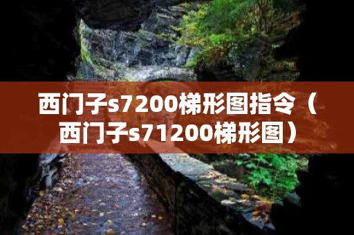 西门子s7200梯形图指令（西门子s71200梯形图）
