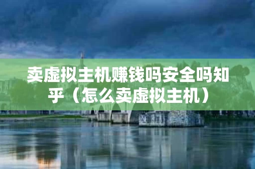 卖虚拟主机赚钱吗安全吗知乎（怎么卖虚拟主机）