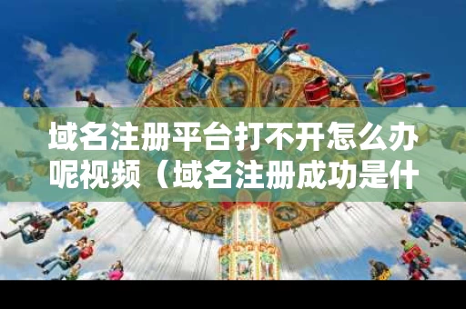 域名注册平台打不开怎么办呢视频（域名注册成功是什么意思）