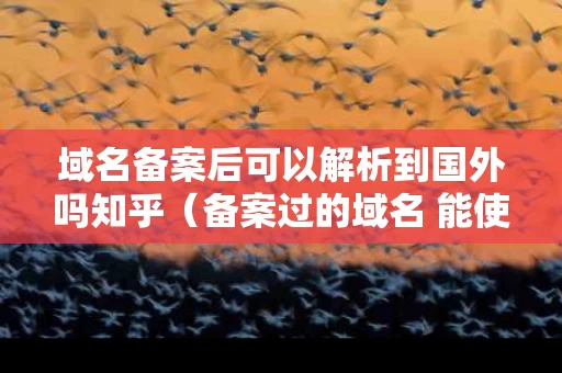 域名备案后可以解析到国外吗知乎（备案过的域名 能使用国内服务器吗）