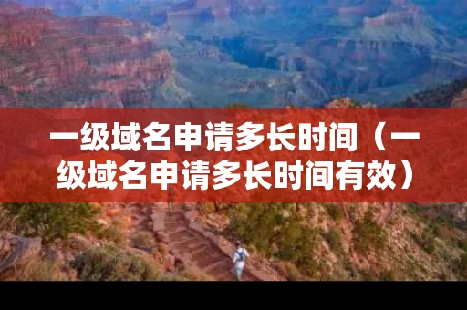 一级域名申请多长时间（一级域名申请多长时间有效）