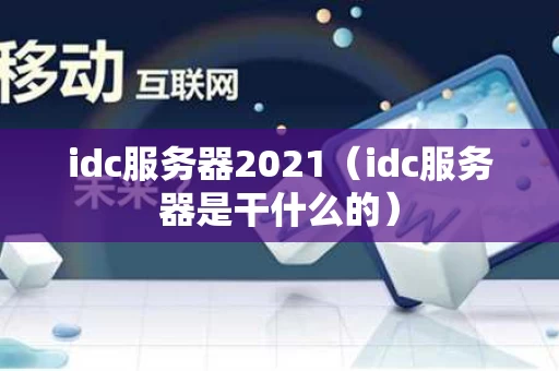 idc服务器2021（idc服务器是干什么的）