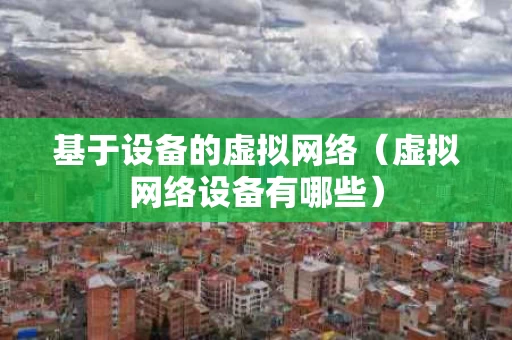 基于设备的虚拟网络（虚拟网络设备有哪些）