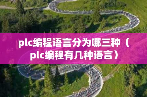plc编程语言分为哪三种（plc编程有几种语言）