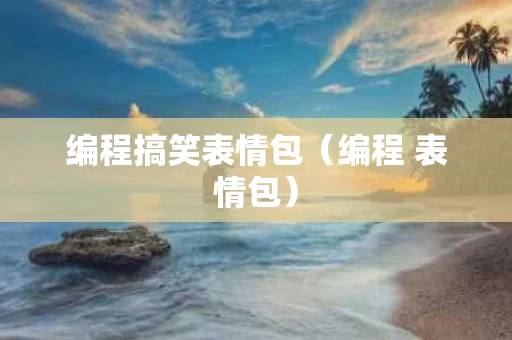 编程搞笑表情包（编程 表情包）