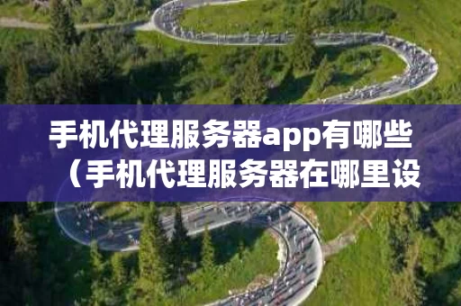 手机代理服务器app有哪些（手机代理服务器在哪里设置）