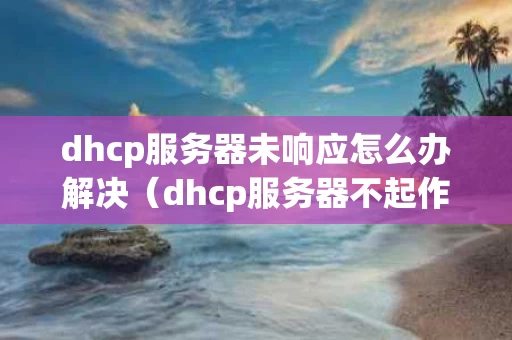 dhcp服务器未响应怎么办解决（dhcp服务器不起作用）