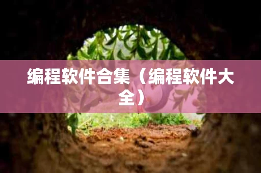 编程软件合集（编程软件大全）