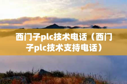 西门子plc技术电话（西门子plc技术支持电话）