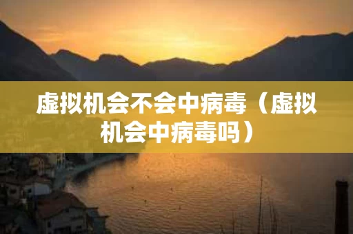 虚拟机会不会中病毒（虚拟机会中病毒吗）