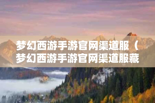 梦幻西游手游官网渠道服（梦幻西游手游官网渠道服藏宝阁什么时候上线）