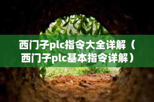 西门子plc指令大全详解（西门子plc基本指令详解）