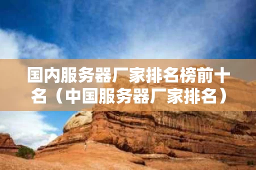 国内服务器厂家排名榜前十名（中国服务器厂家排名）
