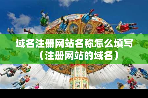 域名注册网站名称怎么填写（注册网站的域名）