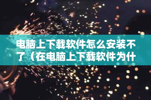电脑上下载软件怎么安装不了（在电脑上下载软件为什么安装不上）